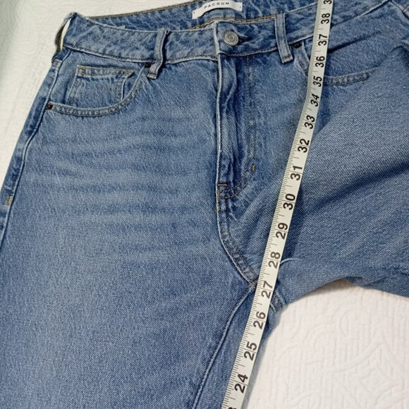Pacsun Mom Jeans Size 27 Classic Fit Womens Medium Wash High-Waisted - Picture 11 of 12
